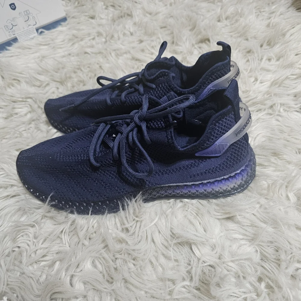 PONY Mens Blue Sneaker 8 - Picture 3 of 7